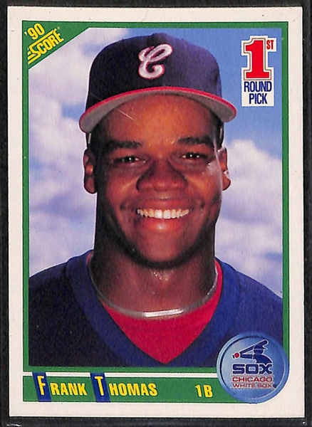 Lot Of 75 Assorted Frank Thomas Cards w. Relics & Rookies