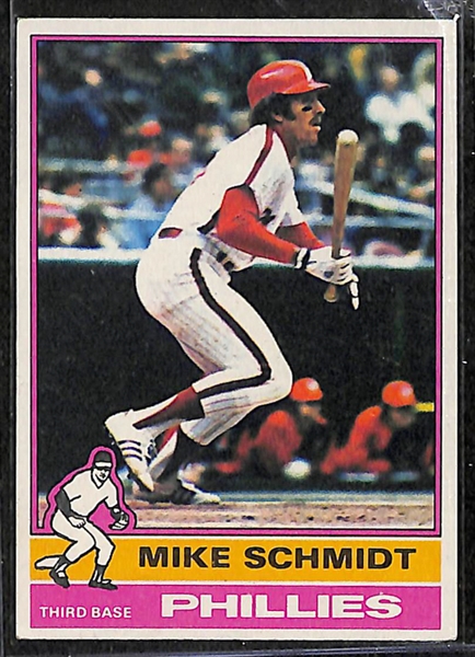 Lot Of 100+ Assorted Mike Schmidt Cards w. 1976 Topps