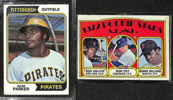 Lot Of 16 Baseball Rookie Cards From 1960s-1970s w. Gossage & Parker