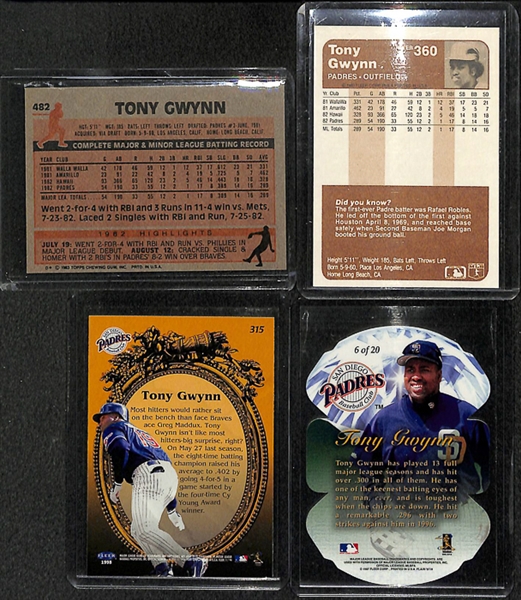 Lot Of 82 Assorted Tony Gwynn Cards w. Rookies