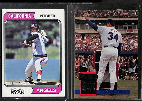 Lot Of 130 Assorted Nolan Ryan Cards w. 1973 Topps