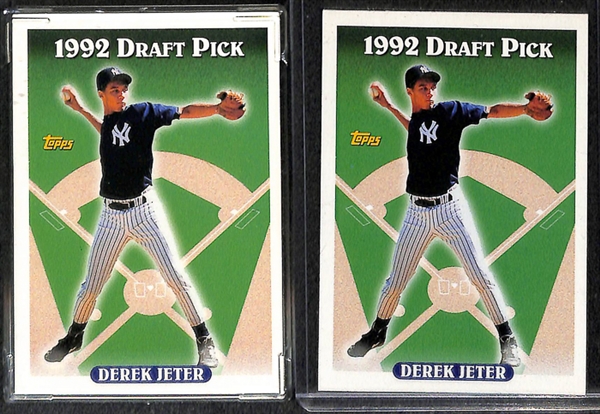 Lot Of 40 Assorted Derek Jeter Cards w. Many Rookies from 1992/1993