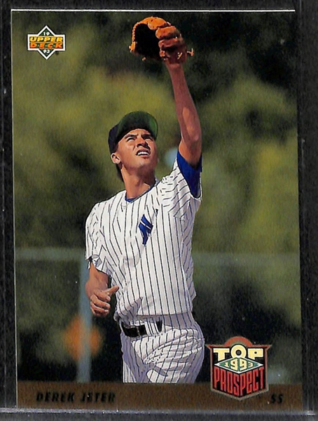 Lot Of 40 Assorted Derek Jeter Cards w. Many Rookies from 1992/1993