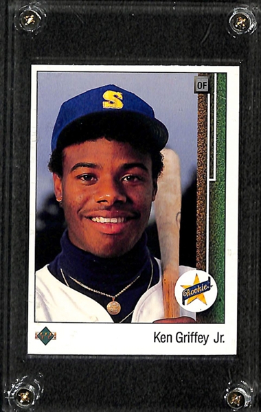 Lot Of 150 Assorted Ken Griffey Jr Cards w. 1989 Upper Deck Rookie
