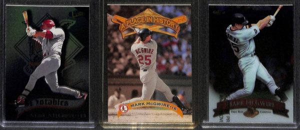 Lot Of 100+ Assorted Mark McGwire Cards w. 1985 Topps Rookie & Many Inserts