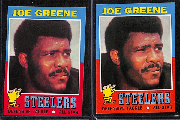 1970s-1980s Steelers Star & Rookie Cards w. 2 Joe Green Rookies