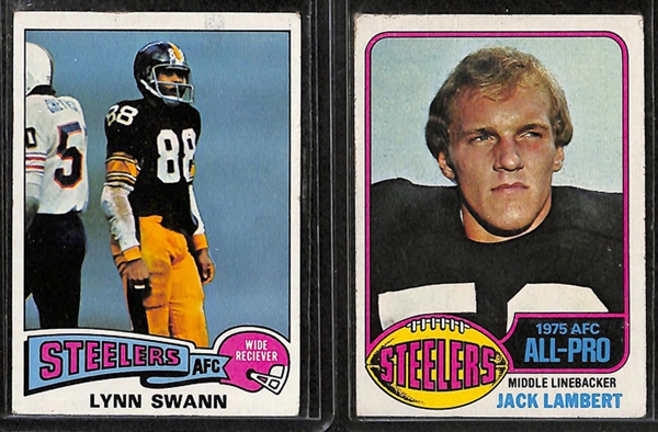 1970s-1980s Steelers Star & Rookie Cards w. 2 Joe Green Rookies