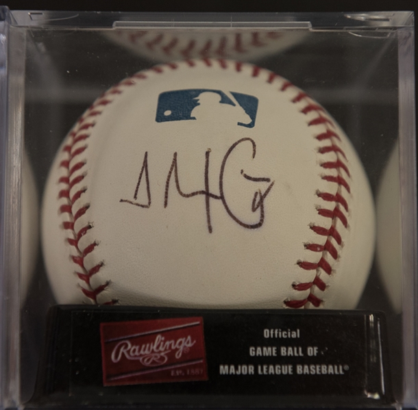 Lot Of 6 Signed Baseballs w. Dallas Green (recently deceased) and Bob Boone