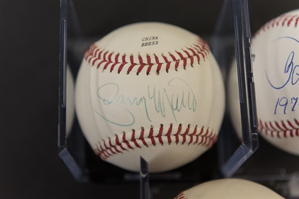 Lot Of 3 Signed Phillies Baseballs (Players from 1980 WS Team) w. Steve Carlton