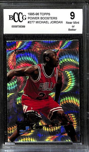 Michael Jordan Insert Lot (1992-93 Beam Team BCCG 10 & 1995-96 Topps Power Boosters)