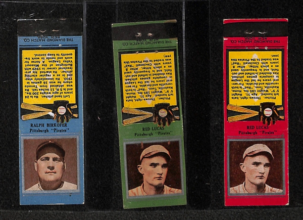 Lot of 14 - 1935 Diamond Matchbooks w. Phil Collins