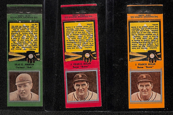 Lot of 14 - 1935 Diamond Matchbooks w. Phil Collins