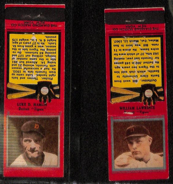 Lot of 14 - 1935 Diamond Matchbooks w. Vern Kennedy