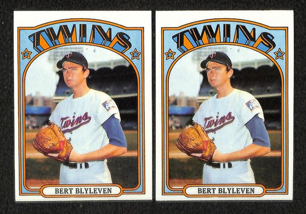 Lot of 2500+ 1972 Topps Baseball Cards in Vending Boxes w. Fisk Rookie Card x3