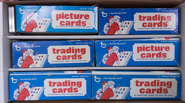 Lot of 2500+ 1972 Topps Baseball Cards in Vending Boxes w. Fisk Rookie Card x3