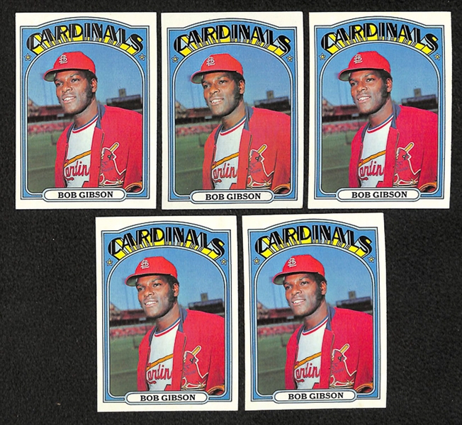 Lot of 2500+ 1972 Topps Baseball Cards in Vending Boxes w. High Numbers
