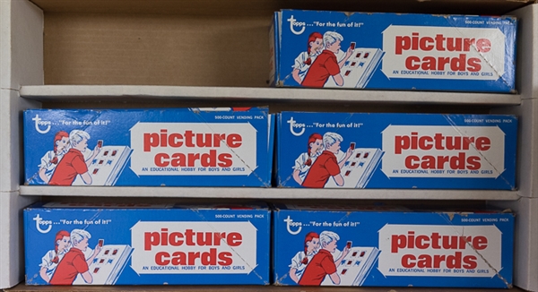 Lot of 2000+ 1977 Topps Cards in Vending Boxes Including Stars in - Unremoved From the Vending Box!  MT Condition!