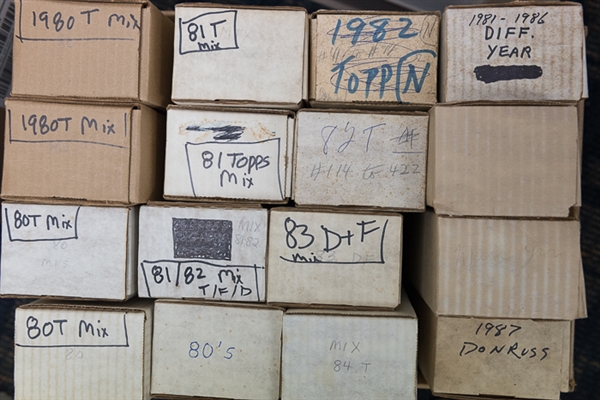 Lot of 10,000+ 1980-1987 Topps, Fleer, & Donruss Baseball Cards