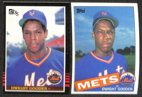 Lot of 77 Rookie Cards of Mattingly, Strawberry, Gooden, Thomas, Griffey, & Alomar