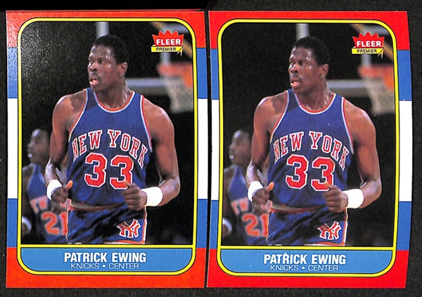 Lot of 19 1986 Fleer Basketball Cards w. Charles Barkley Rookie Card