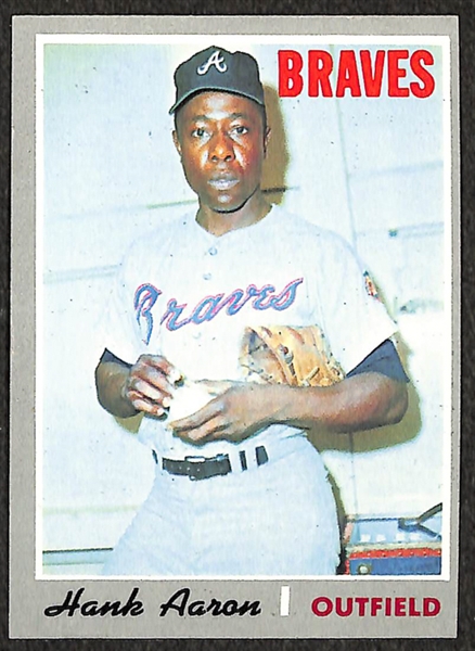 Lot of 30 Hank Aaron Cards from 1970-1973 (inc. 22 Topps 1973 All-Time HR Leader Cards #1)