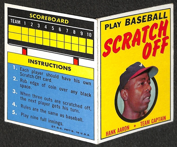 Lot of 40 Hank Aaron Cards From 1958-1976