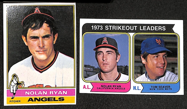Lot of 34 Nolan Ryan 1970s Topps Cards Inc. (10) 1971 and (2) 1972