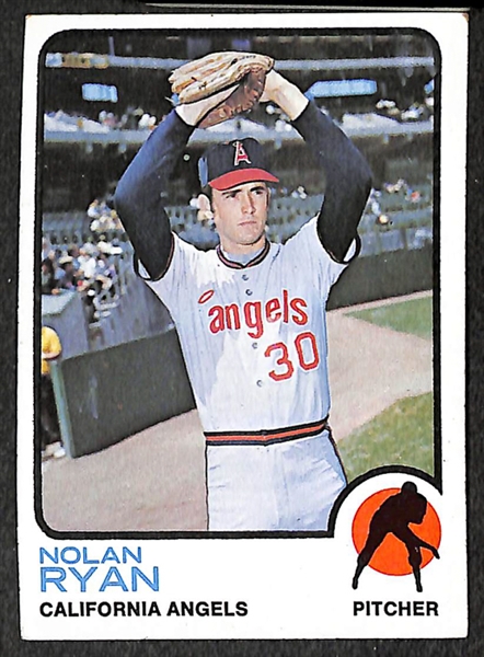 Lot of 39 Nolan Ryan Cards from 1973 and 1974