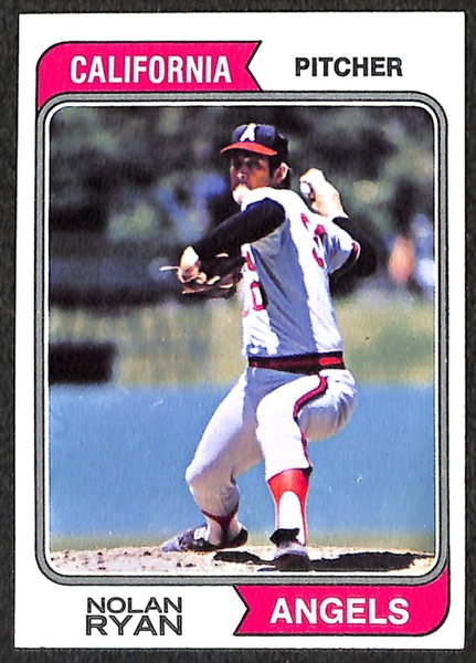 Lot of 39 Nolan Ryan Cards from 1973 and 1974