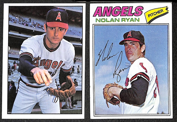 Lot of 47 Nolan Ryan Topps Cards - From 1973 to 1979