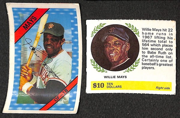 Lot of 15 Willie Mays Baseball Cards from 1959-1973