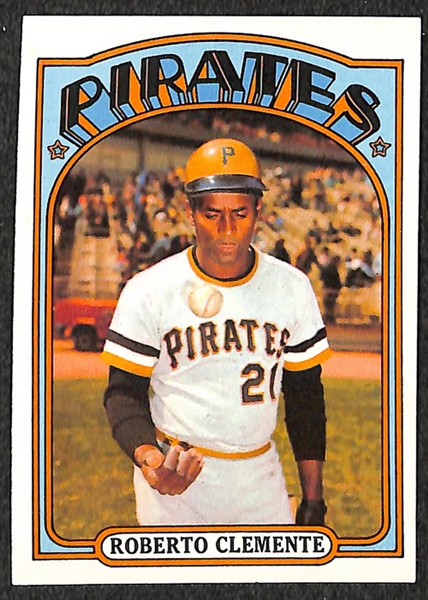 Lot of 22 Roberto Clemente Cards from 1972 Topps 