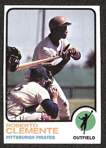Lot of 32 Roberto Clemente 1973 Topps Cards (#50) - High Grade