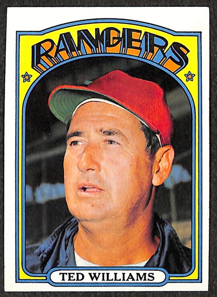 Lot of 27 Ted Williams 1972 Topps Cards (Card #510)