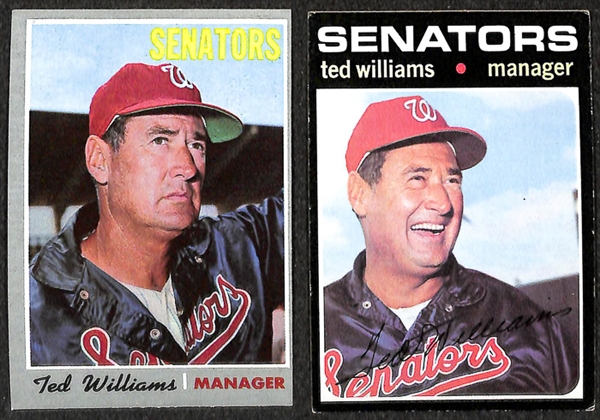 Lot of 13 Ted Williams Cards Inc. 1951 Wheaties