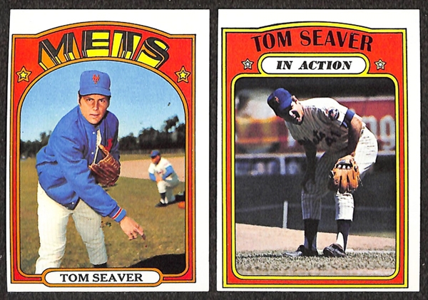 Lot of 48 Tom Seaver Topps & SSPC Baseball Cards from 1971-1975