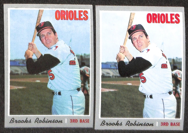 Lot of 92 Brooks Robinson Baseball Cards from 1961-1978