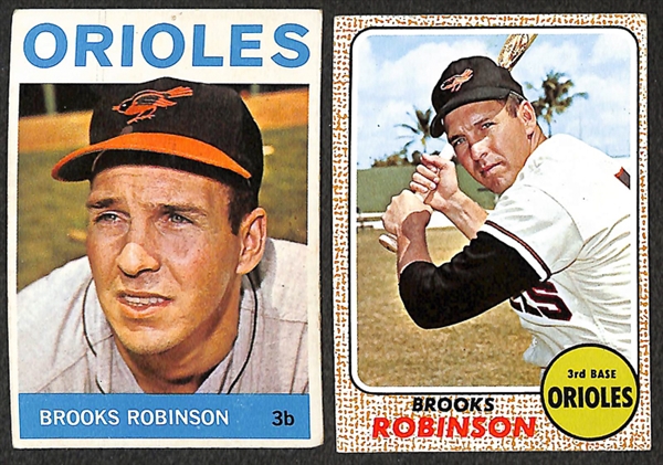 Lot of 79 Brooks Robinson Baseball Cards from 1964-1978