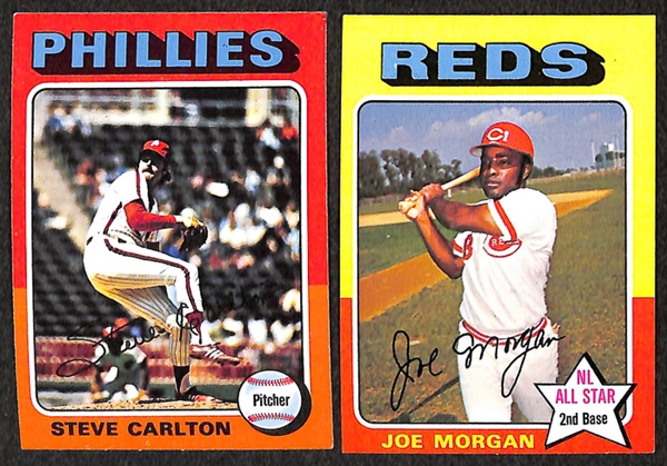 Lot of 89 - 1975 Topps Mini Cards w. Gary Carter Rookie Card - Includes Wrapper 