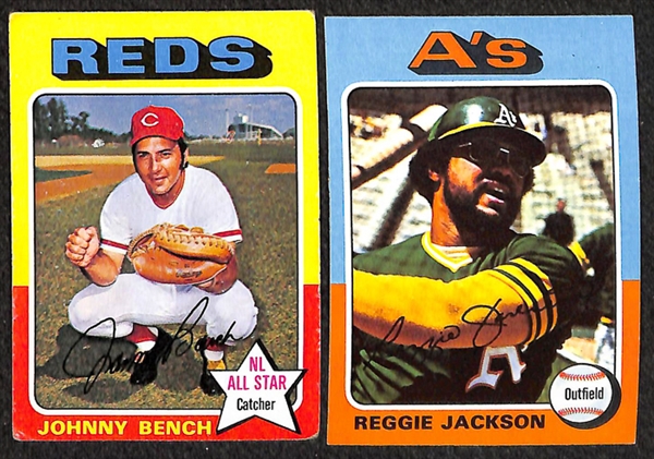 Lot of 89 - 1975 Topps Mini Cards w. Gary Carter Rookie Card - Includes Wrapper 