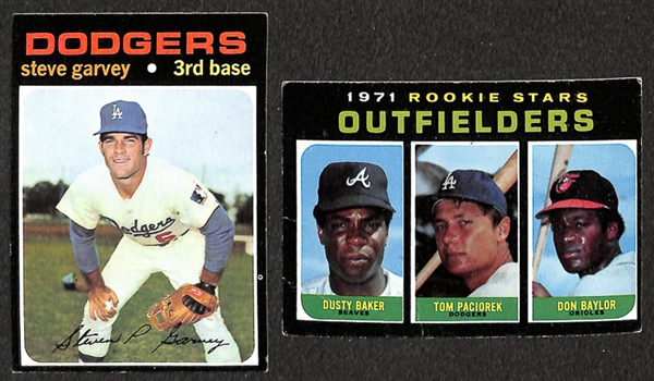 Lot of 44 Topps Rookie Cards of Star Players from 1962-1978 w. 1962 Gaylord Perry