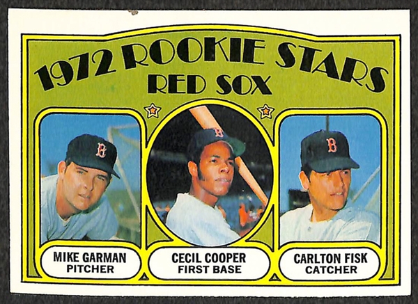 Lot of 21 Carlton Fisk 1972 Topps Rookie Cards & 14 1973 Second Year Baseball Cards