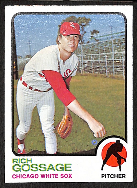 Lot of 57 - 1973 Topps Goose Gossage Rookie Cards