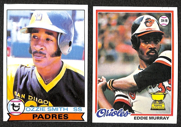 Lot of 7 - 1978 Topps Eddie Murray Rookie Cards & 13 - Ozzie Smith Rookie Cards