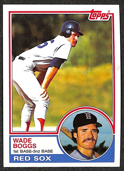 Lot of 58 - 1983 Wade Boggs Rookie Cards - Topps/Donruss/Fleer