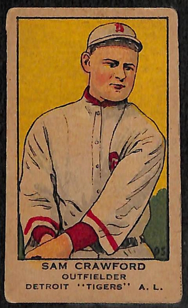 Lot of 2 1920-21 W514 Hall of Famer Cards - Sam Crawford & Zach Wheat