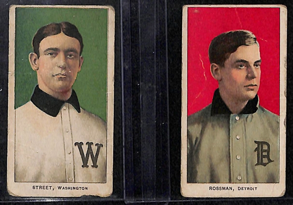 Tobacco Card Lot of 10 - 1909 T206 Cards w. Oldring & 5 - 1911 T205 Cards w. Wallace