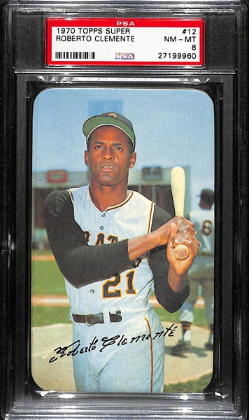 1970 Topps Super Roberto Clemente #12 PSA 8 NM-Mint
