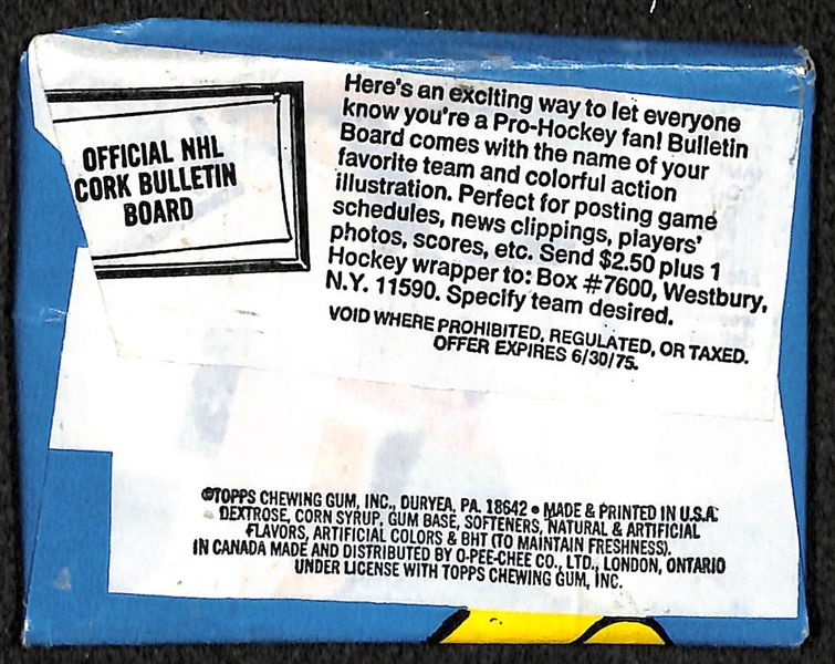 1974-75 Topps Hockey Sealed Pack