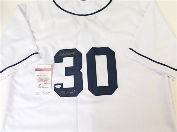 Bobby Shantz Signed Philadelphia A's Style Jersey w/ 1952 AL MVP Inscription (JSA COA)